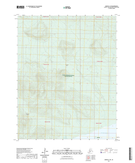 Umnak B-1 SW Alaska US Topo Map Image