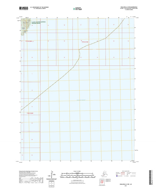 Unalaska A-2 NW Alaska US Topo Map Image