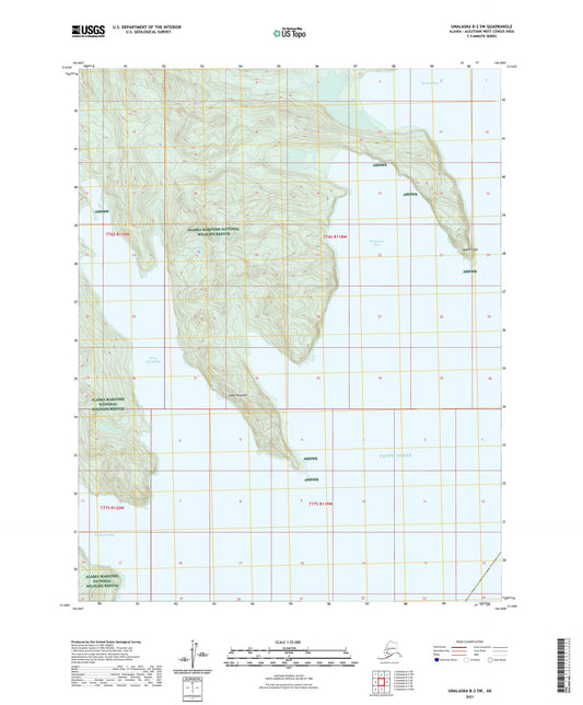 Unalaska B-2 SW Alaska US Topo Map Image