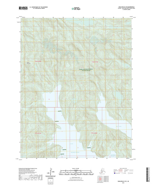 Unalaska B-3 SE Alaska US Topo Map Image