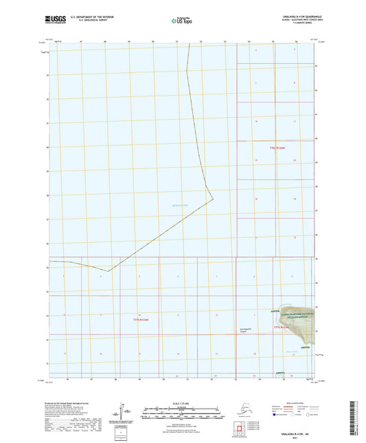 Unalaska B-4 SW Alaska US Topo Map Image