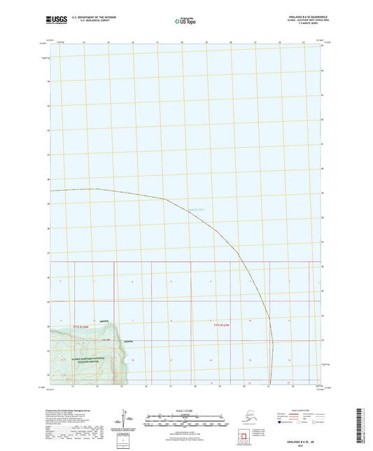 Unalaska B-6 SE Alaska US Topo Map Image