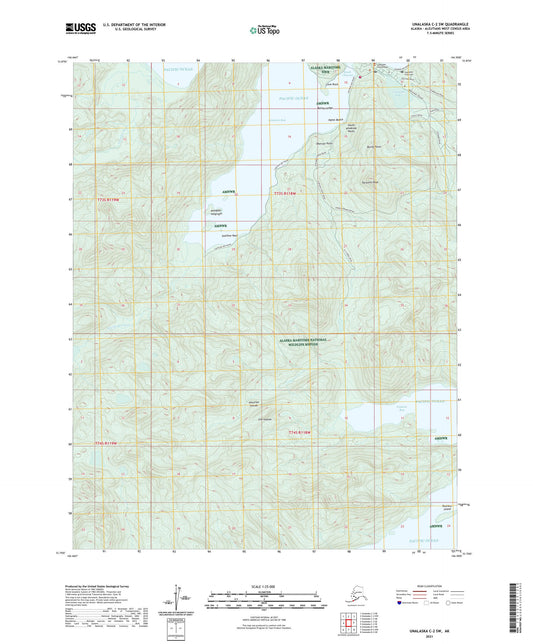 Unalaska C-2 SW Alaska US Topo Map Image