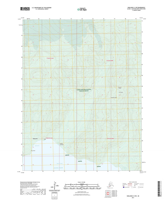 Unalaska C-3 SW Alaska US Topo Map Image