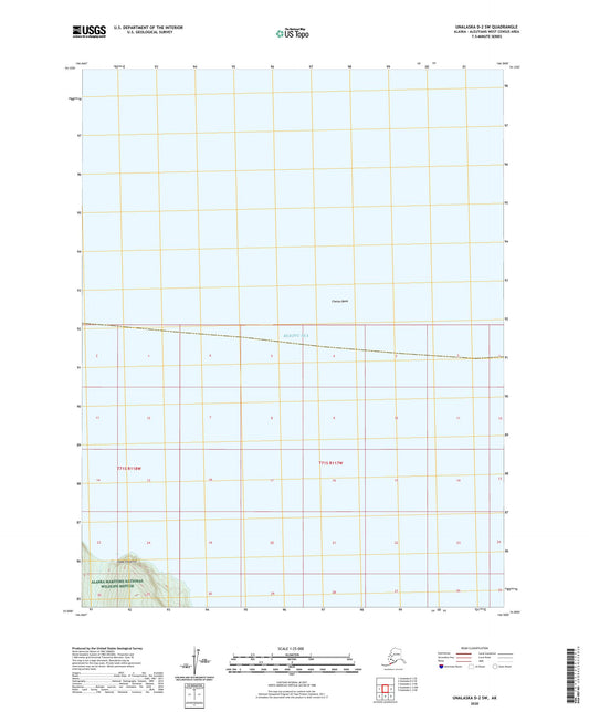 Unalaska D-2 SW Alaska US Topo Map Image