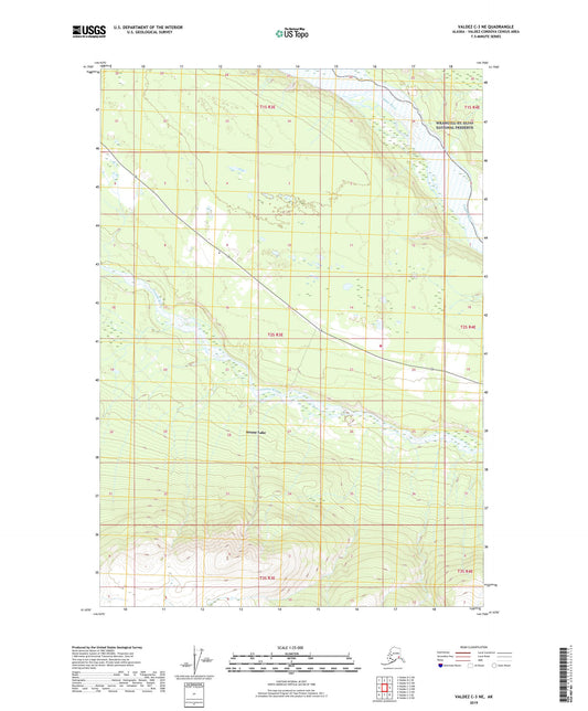 Valdez C-3 NE Alaska US Topo Map Image