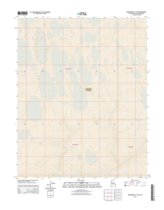 Wainwright A-1 NW Alaska US Topo Map Image
