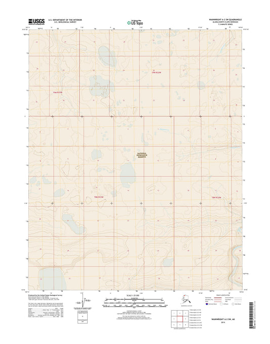 Wainwright A-2 SW Alaska US Topo Map Image
