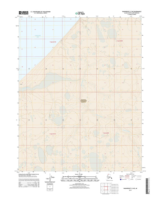Wainwright C-2 NE Alaska US Topo Map Image