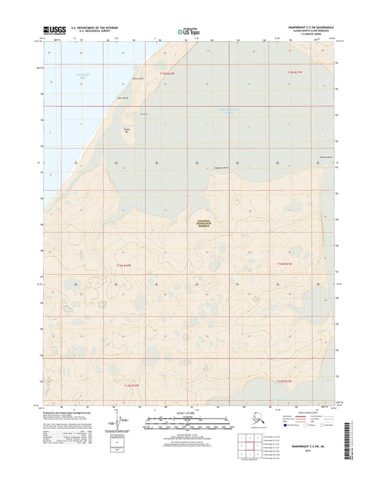 Wainwright C-2 SW Alaska US Topo Map Image
