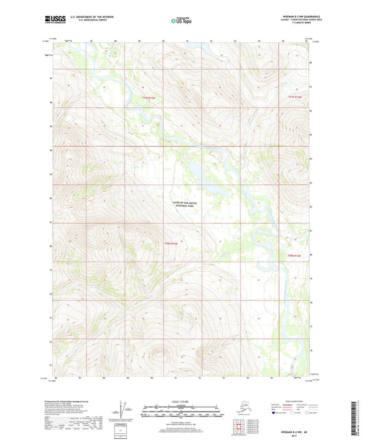 Wiseman B-2 NW Alaska US Topo Map Image