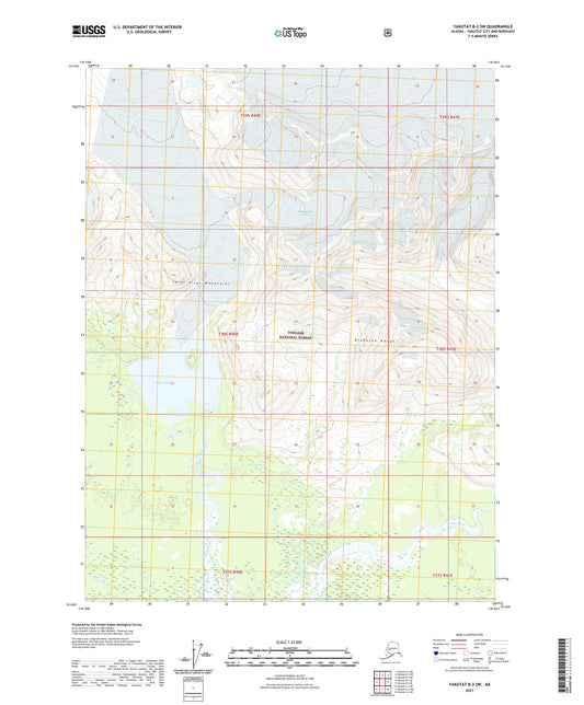 Yakutat B-2 SW Alaska US Topo Map Image