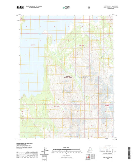 Yakutat B-3 NE Alaska US Topo Map Image
