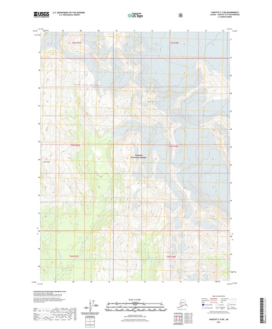 Yakutat C-3 SW Alaska US Topo Map Image