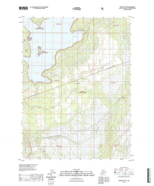 Yakutat C-5 SE Alaska US Topo Map Image
