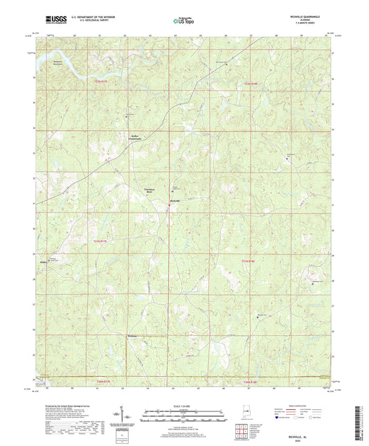 Richville Alabama US Topo Map Image