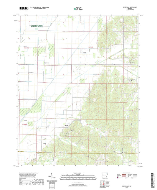 Boydsville Arkansas US Topo Map Image