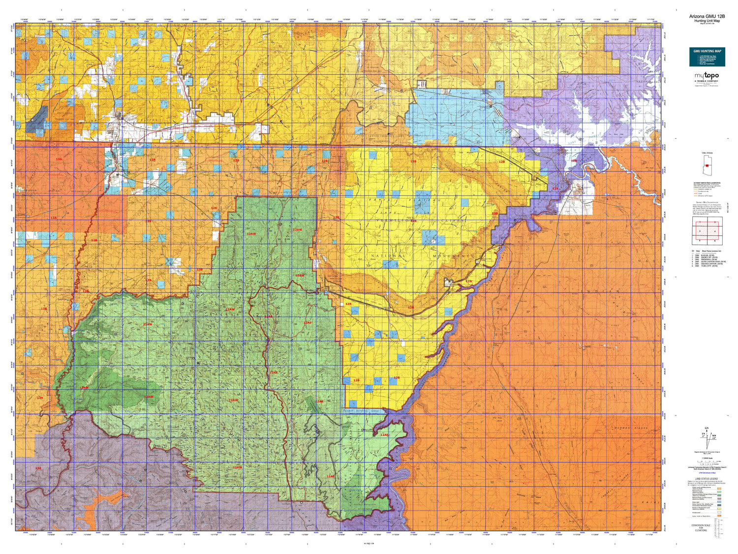 Arizona GMU 12B Map Image