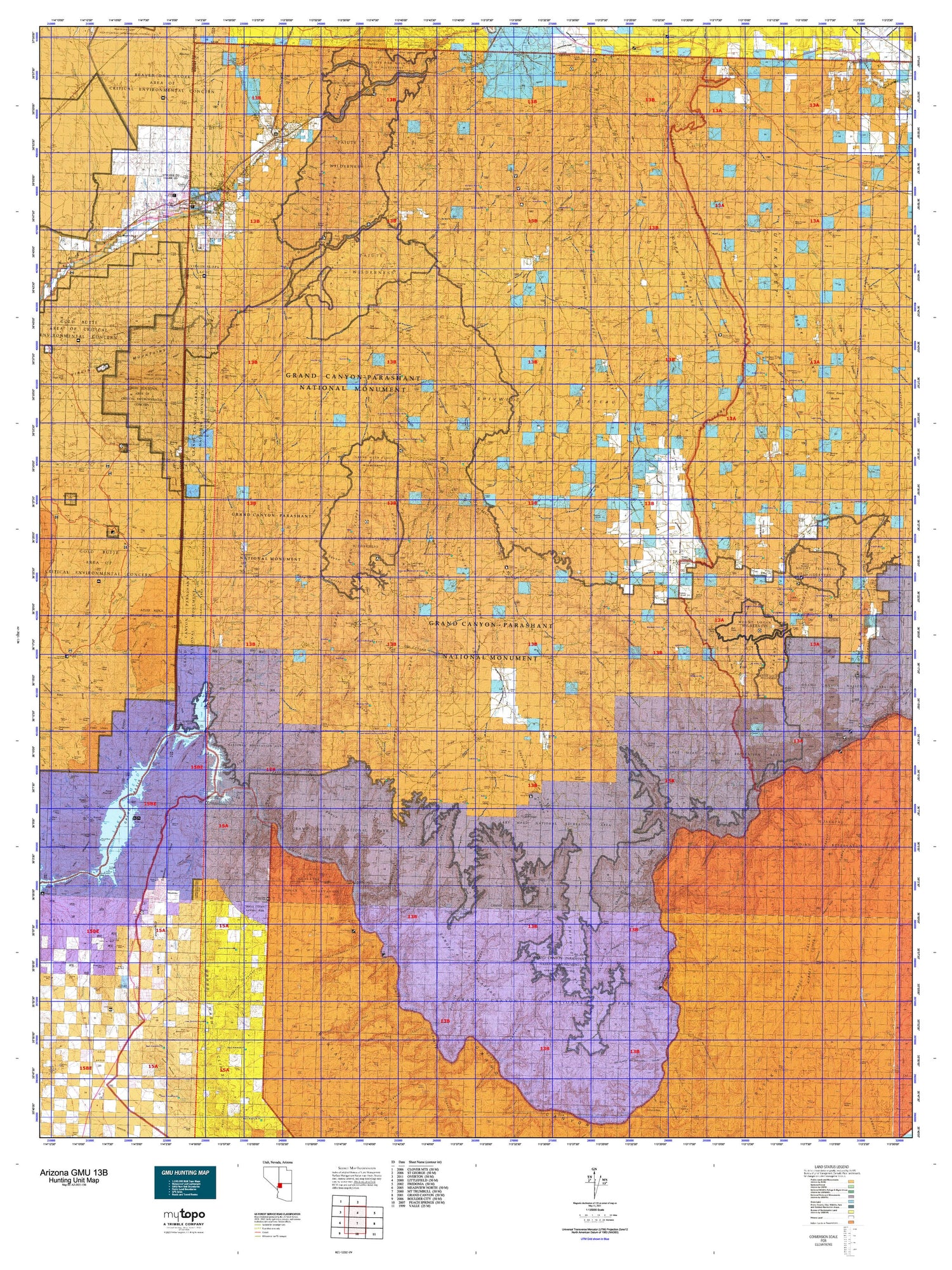 Arizona GMU 13B Map Image