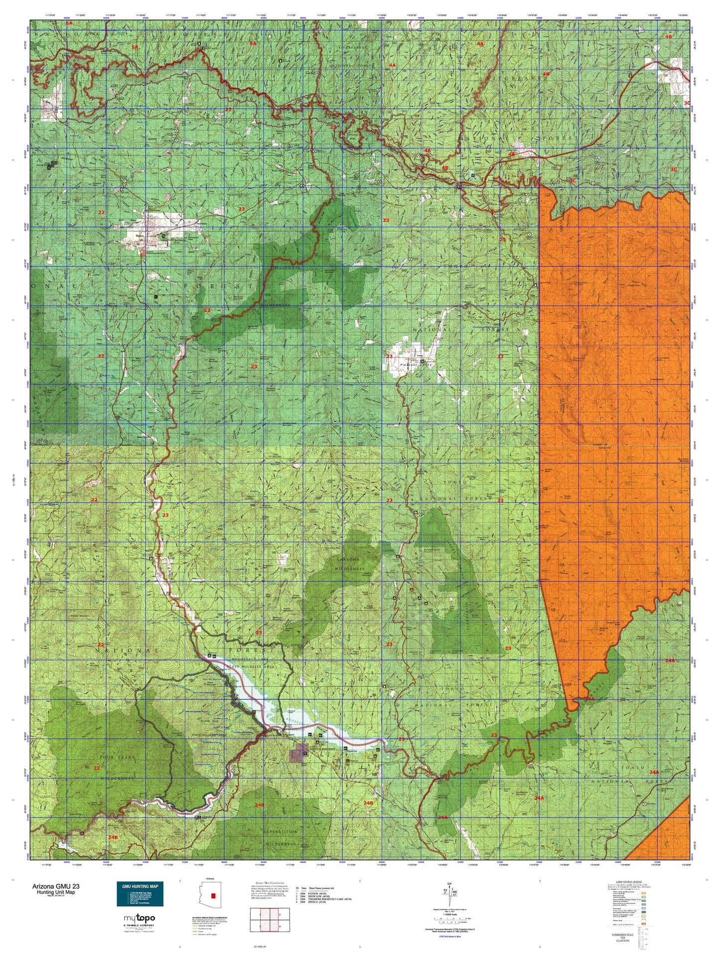 Arizona GMU 23 Map Image