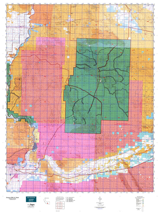 Arizona GMU 41 West Map Image