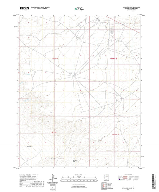 Appaloosa Ridge Arizona US Topo Map Image