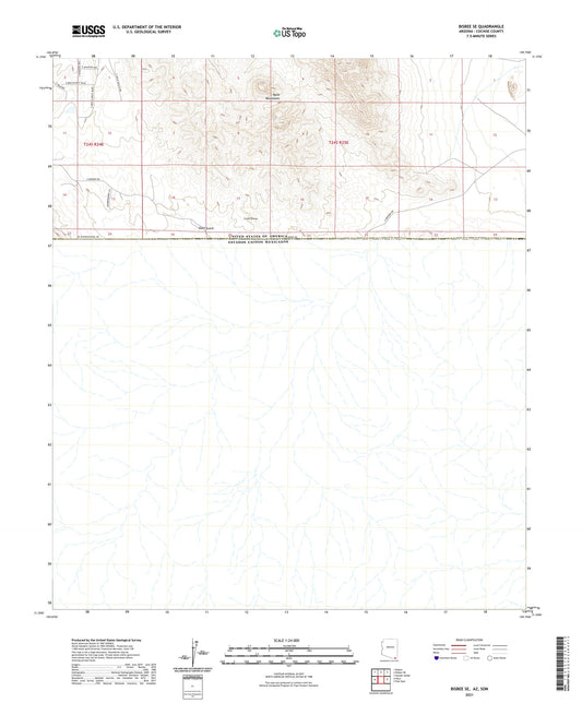 Bisbee SE Arizona US Topo Map Image