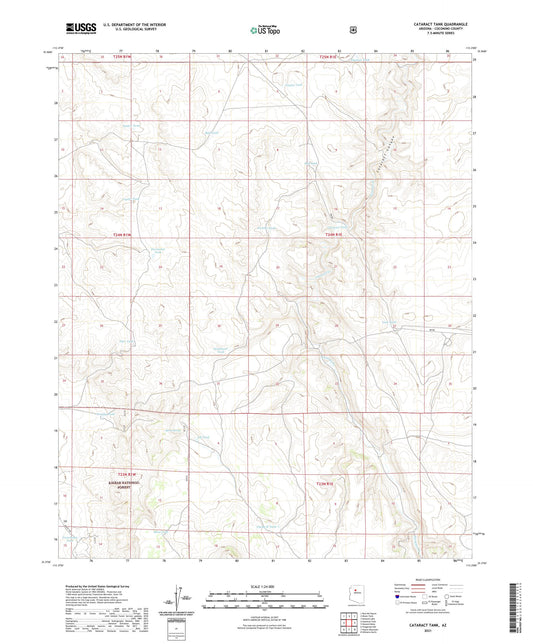 Cataract Tank Arizona US Topo Map Image