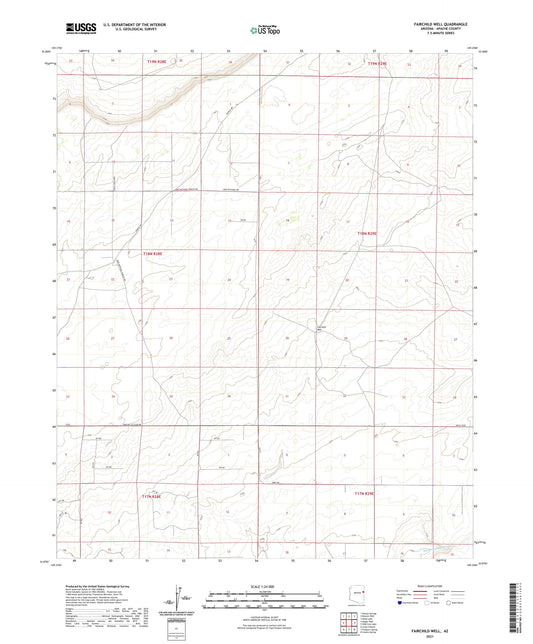 Fairchild Well Arizona US Topo Map Image