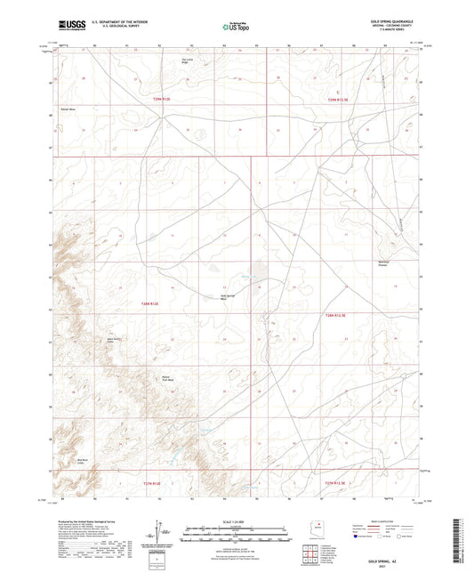 Gold Spring Arizona US Topo Map Image