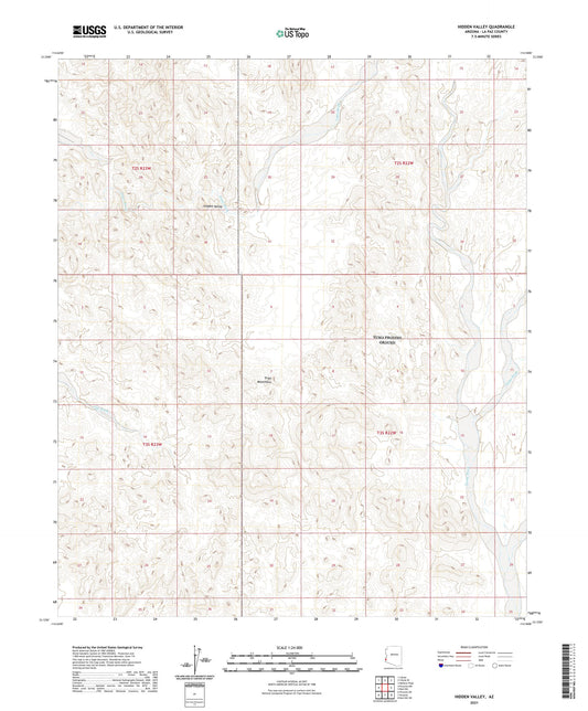 Hidden Valley Arizona US Topo Map Image