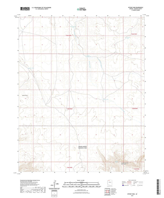 Hitson Tank Arizona US Topo Map Image