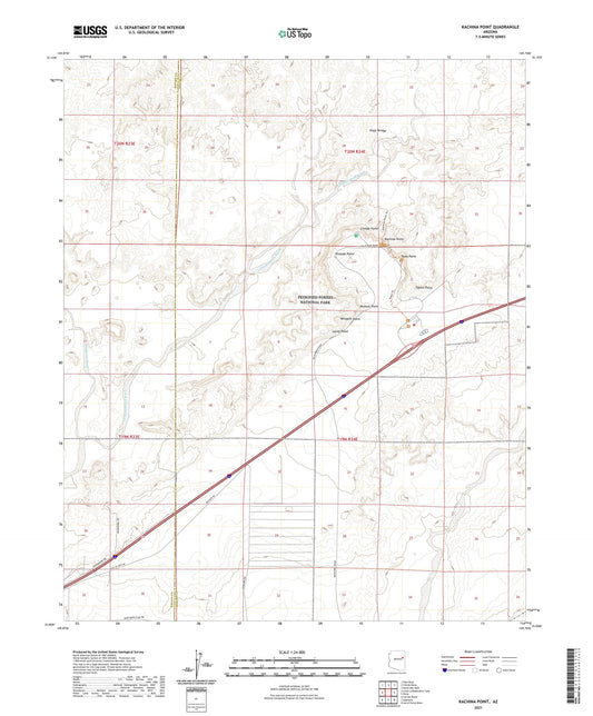 Kachina Point Arizona US Topo Map Image