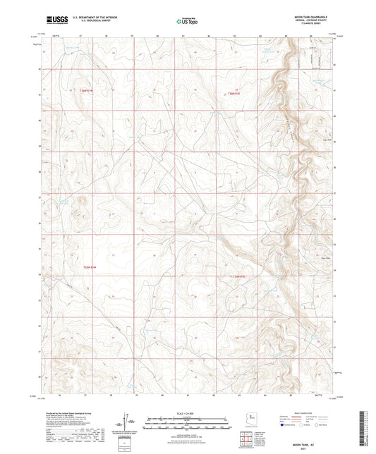 Mixon Tank Arizona US Topo Map Image