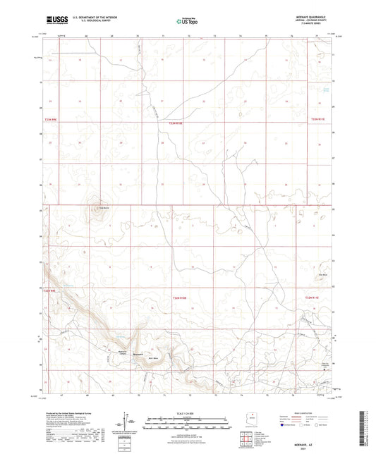 Moenave Arizona US Topo Map Image