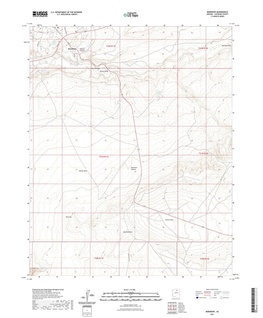 Moenkopi Arizona US Topo Map Image