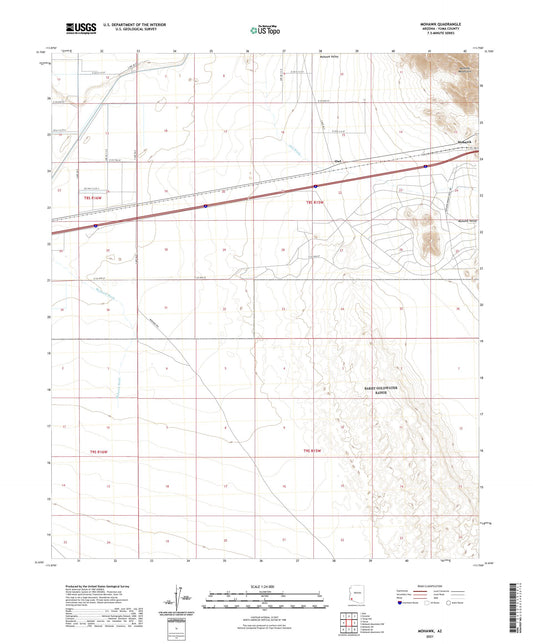 Mohawk Arizona US Topo Map Image