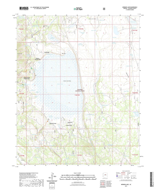 Mormon Lake Arizona US Topo Map Image