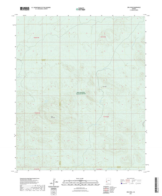 Owl Head Arizona US Topo Map Image
