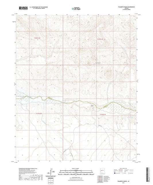 Palmerita Ranch Arizona US Topo Map Image