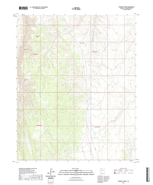 Prospect Point Arizona US Topo Map Image