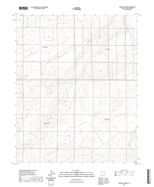 Prospect Spring Arizona US Topo Map Image