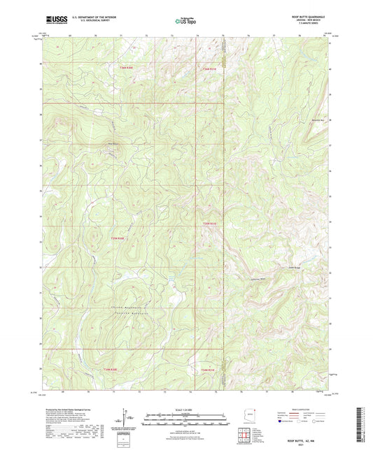 Roof Butte Arizona US Topo Map Image