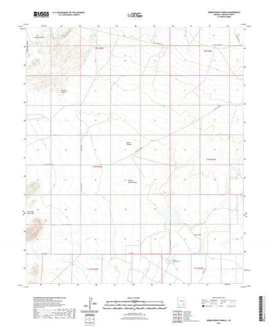 Sierra Bonita Ranch Arizona US Topo Map Image