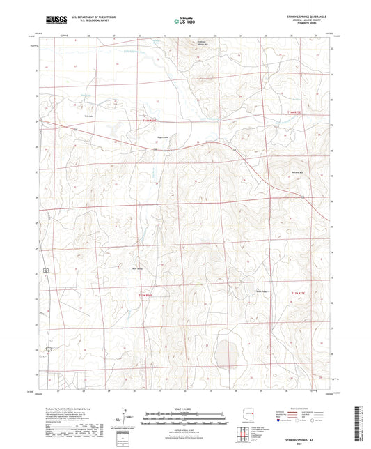 Stinking Springs Arizona US Topo Map Image