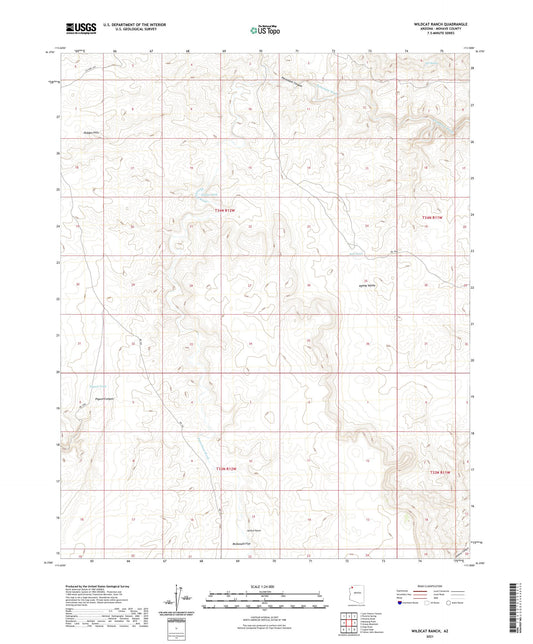 Wildcat Ranch Arizona US Topo Map Image
