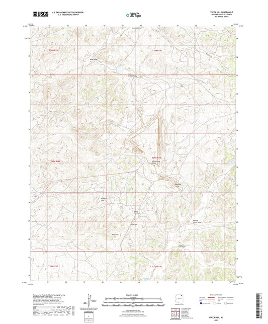 Yucca Hill Arizona US Topo Map Image
