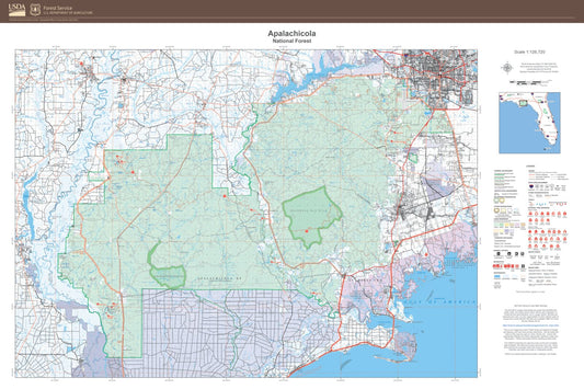 Apalachicola National Forest Map