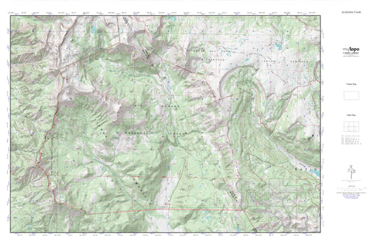 Archuleta Creek MyTopo Explorer Series Map Image