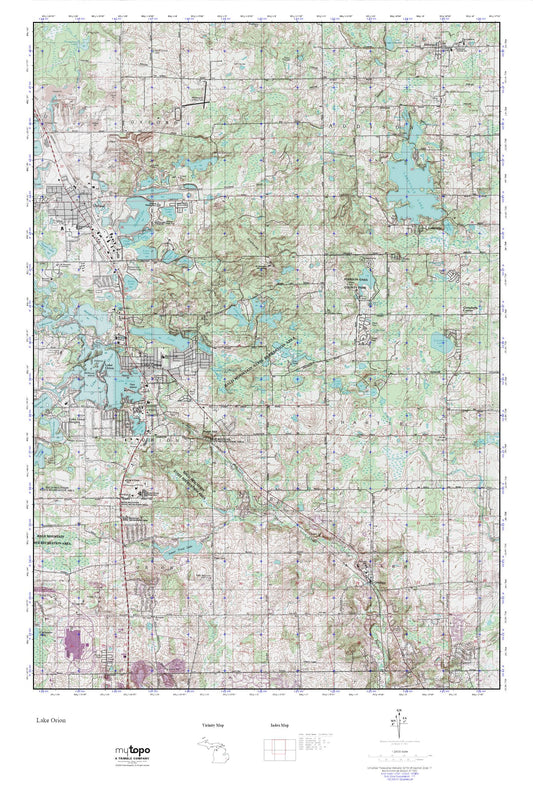 Bald Mountain MyTopo Explorer Series Map Image